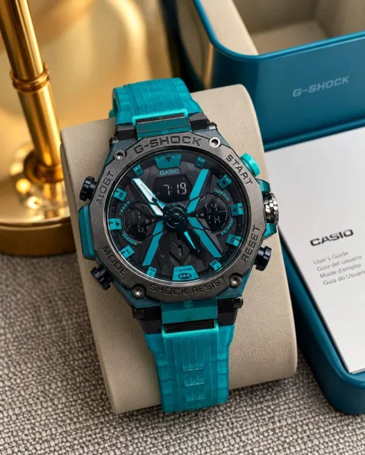 Casio G-Shock analog-digital sports sky blue