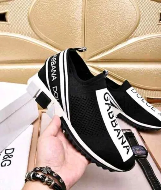 Dolsee & Gabbanaa Black White Slip On Sorrennto 705