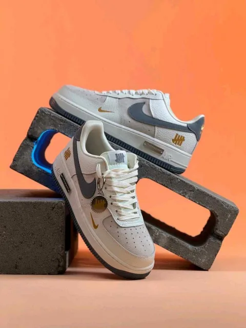 Nikkee Airforce 1 Low X Undefeated Custom Beige 1209