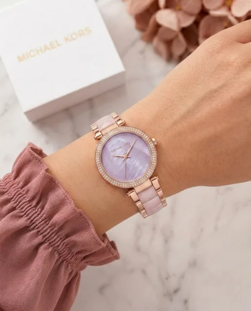 Michael_l Kors Parker Pave Pink
