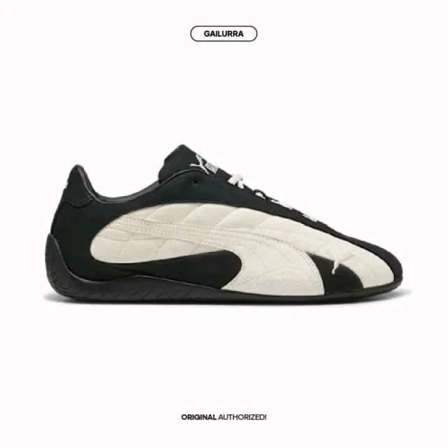 Pummaa Speedcat Plus Quilted Black Frosted Ivory 684