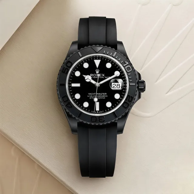 Rolee_x Oyster Perpetual Yach Master Battery Black