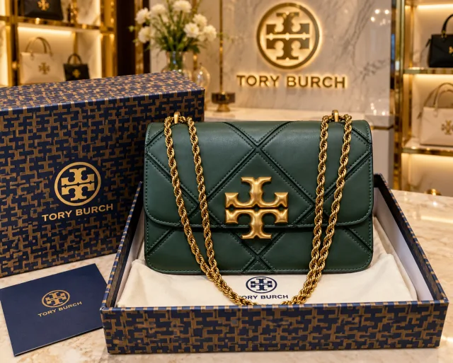 Tori Burch_Eleanor_Diamond_Quilted_Leather_Shoulder_Bag_White_With_OG_Box_Dust_Cover_6880