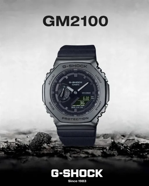 Casio g shock gm2100 full black