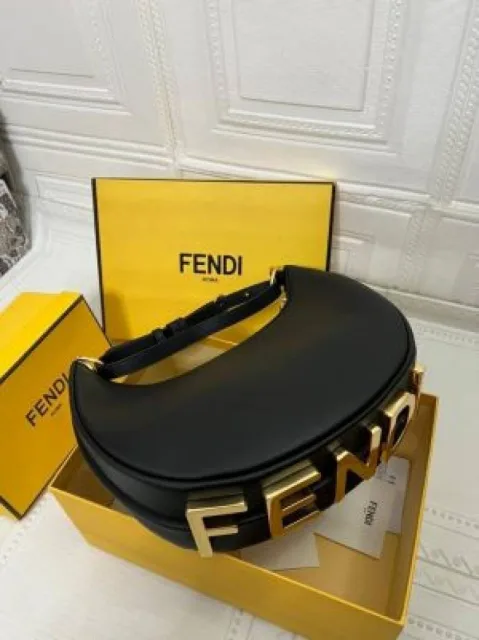 FENDY FENDGRAPHI MOON HANDBAG WITH BOX 6680