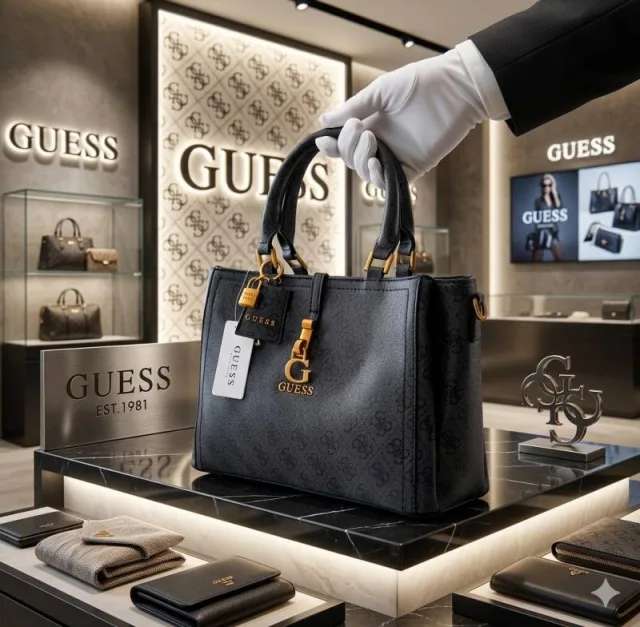 Guess zamira scatchel bag premium quality with dust cover