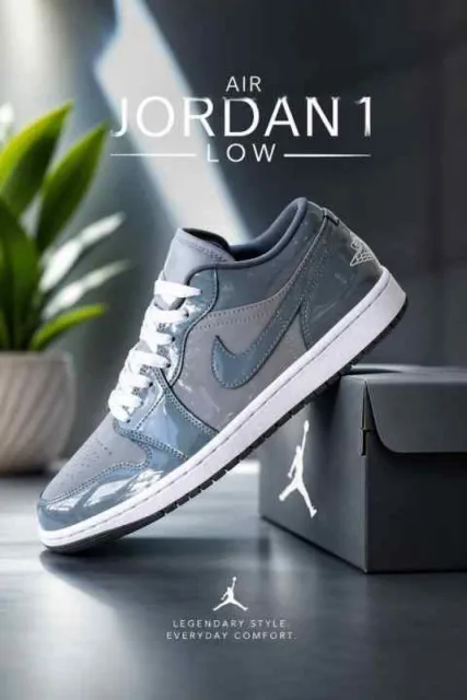 Air Jordan 1 Low SE Medium Grey Cool Grey White fix 468
