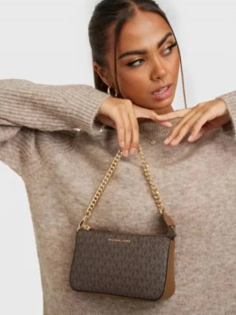 Mk Jet set Golden chain premium quality with original box
