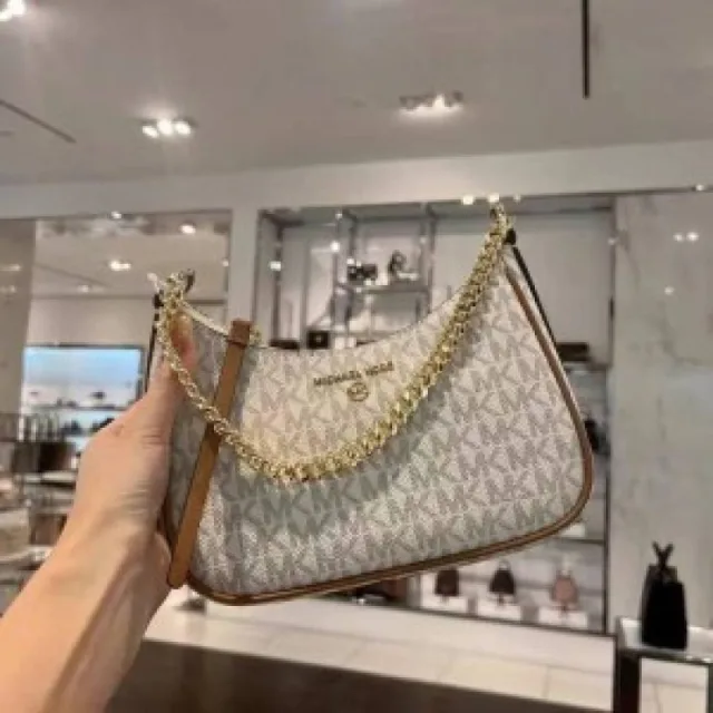 Micheal Kors-Jet-Set-Charm-Small-Logo-Pochette-Bag-(Box-Dust-Bag)-433