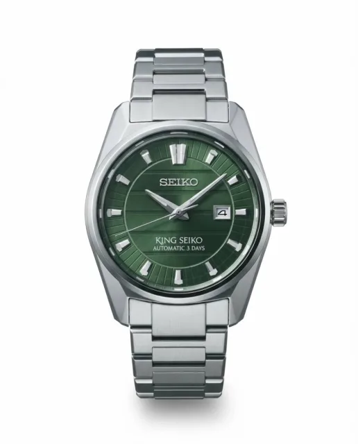 King Seiko Vanac Quartz Silver Green Dial