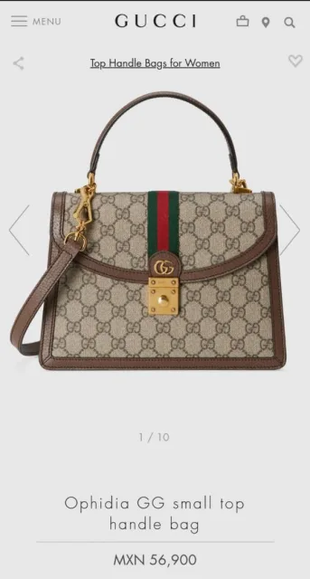 Guccci gg ophidia tophandle with ogbox dustbag Long belt Etc