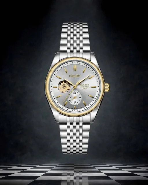 Seiko presage SPB471 Automatic silver gold white