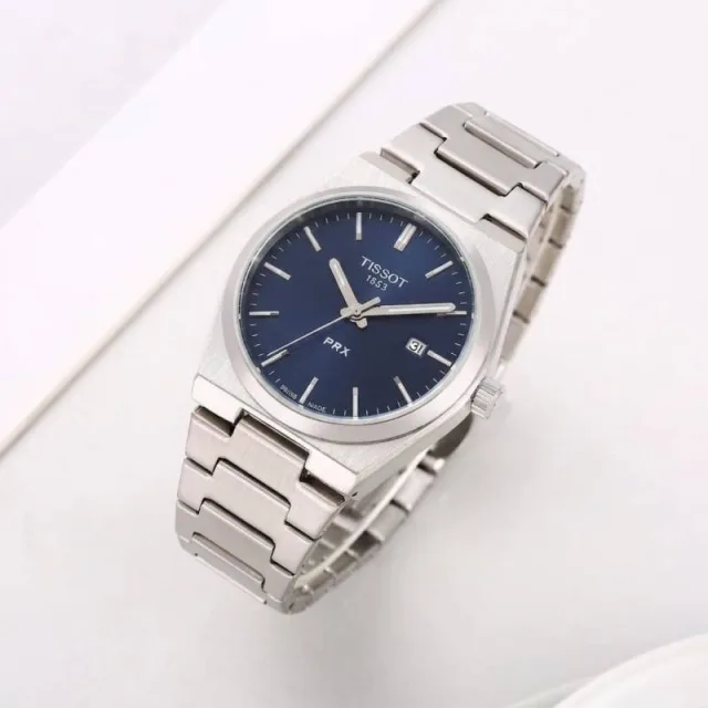 Tissoo_t 1853 Prx Silver-Blue Plain