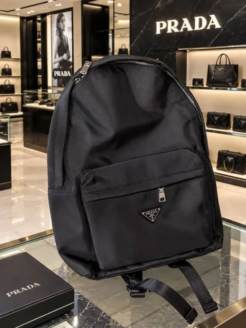 Pradda Re Edition Nylon Premium Unisex Backpack With Dustbag Tags Etc Model no 715
