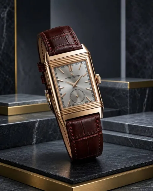 Jaegar-Le Coultre Reverso Tribute Duoface Small Seconds brown copper gray