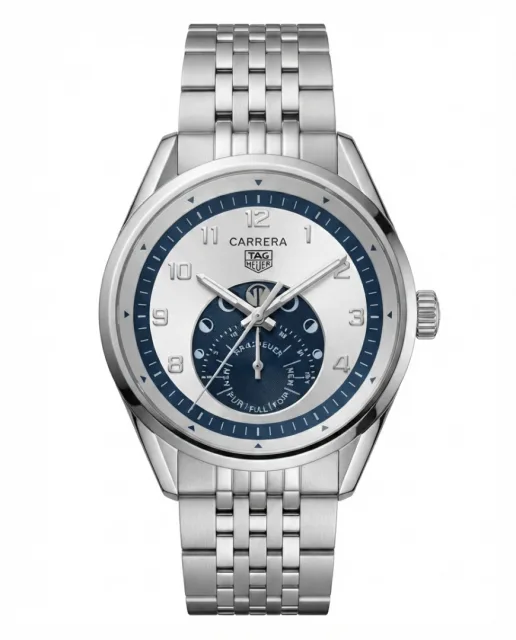 Tag heuee_r Carrera Astronomer Silver Blue Dial