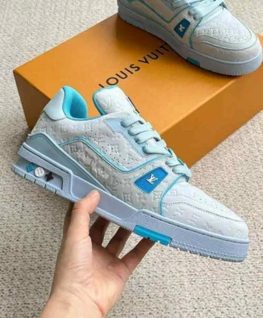 Loiuss vitton X Tyler The Creator Trainer BLUE
