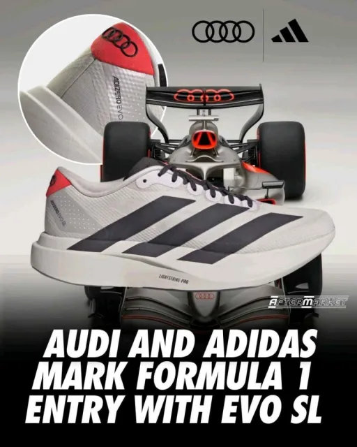Adiddass Adizero Evo SL Woven Audi Revolut F1 TEAM 1279