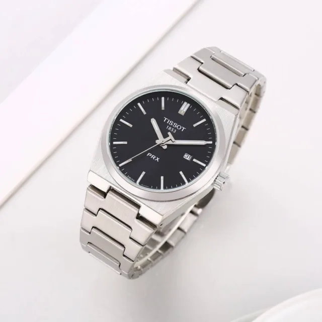 Tissoo_t 1853 Prx Silver-Black Plain