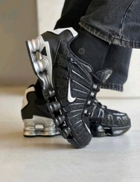 Nikkee Airmax Shox TL Black Metalic Silver
