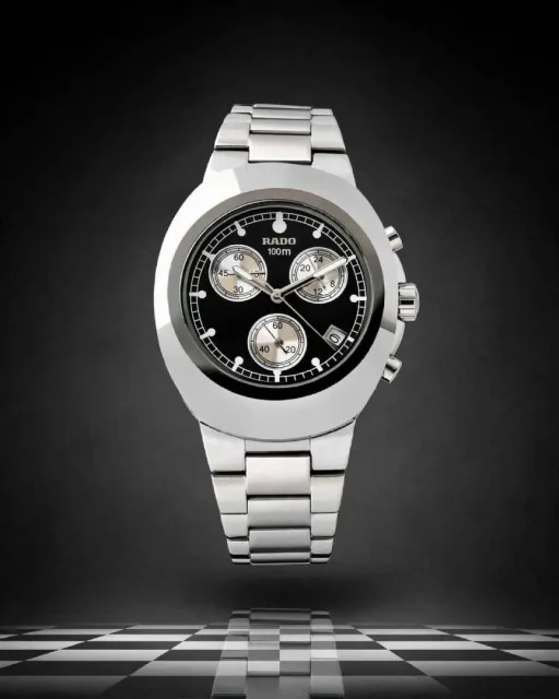 Radd_o 100M Chronograph AAA QUALITY silver Black