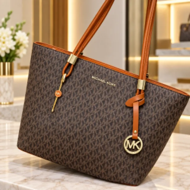 Micheal kors Quinn Large Top Zip Tote Bag 6820