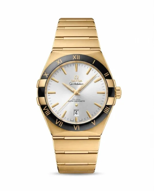 Omegg_a Constellation Co-Axial Chornometer Gold white Dial