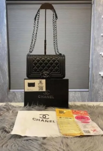chennel_Paris Jumbo big size lather QUALITY Inner Branding with box Bill 6624