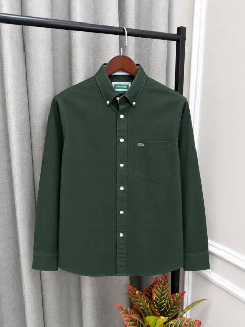Lacost Green Premium Oxford Shirt Store Article(1584)
