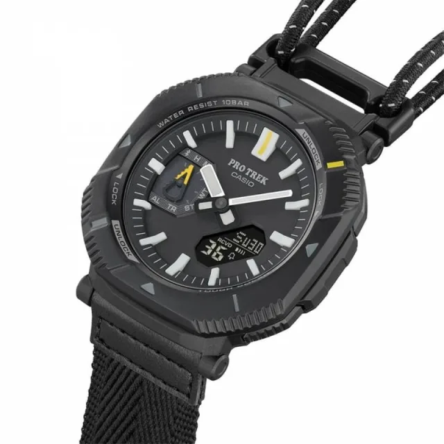 Casio Pro Trek PRJ-B001B-2 black white yellow