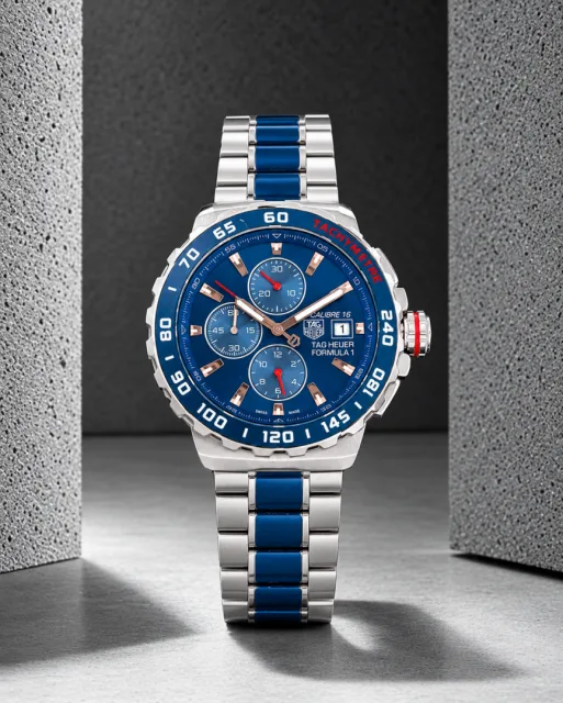 Tag Huer Formula 1 Bettry Chronograph 2 ton blue