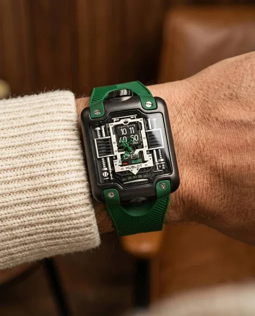 Hublot MP-10 Tourbillon Green Black Dial