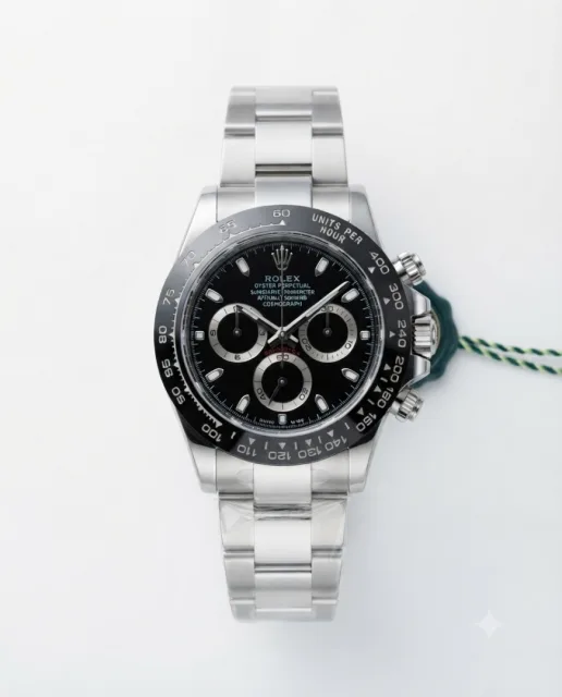 Rolee_x Daytona chronograph Silver Full Dial