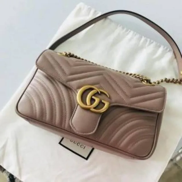 Gucc marmont sling bag premium quality with box(green box)5977