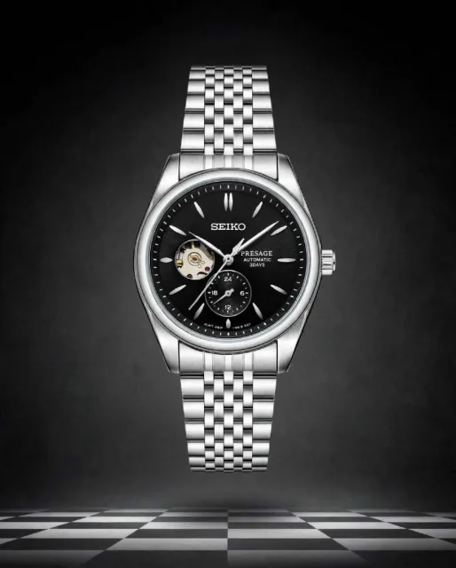 Seiko presage SPB471 Automatic silver Black