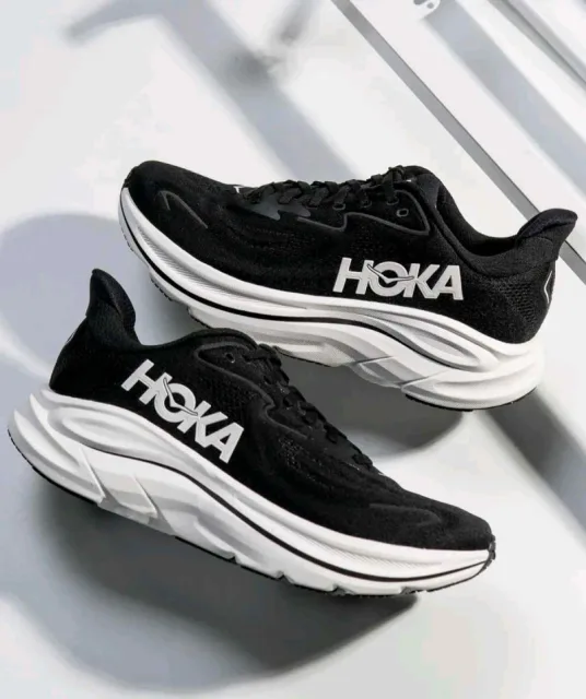 Hoka Clifton 10 Black White 1278