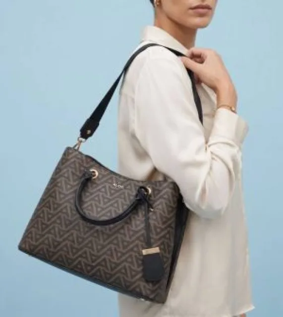 Auldo Emylia Womens Brown SatchelTote Bag with Box premium quality