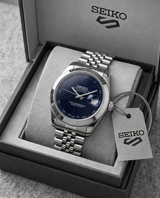 Seiko Galaxy Oyster Perpetual Date Just Blue