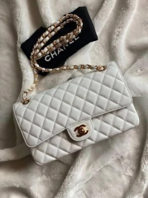 Chennel paris jumbo Big Size sling bag premium quality with original box
