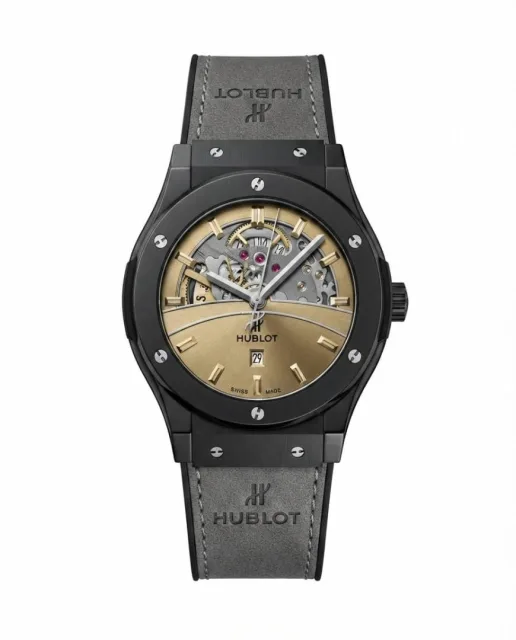 Hublot Big Bang Tourbillon Gray Leather