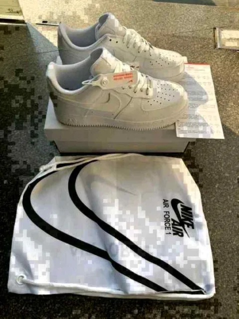 Nikkee Airforce 1 White Pure Leather Heavy Quality 940