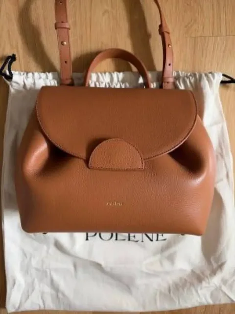 Polenne Numero Un Leather Backpack With Box And Dust Bag (Brown-P06859)