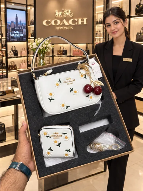 Coacch Nolita 19 Premium Quality Gift set Combo With Ogbox All Accessories Etc Model no 706