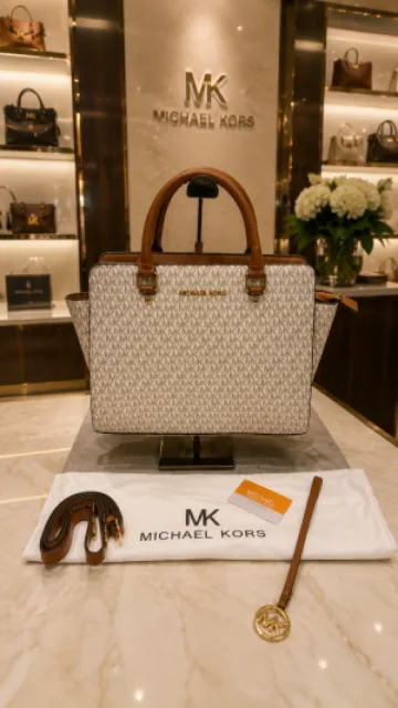 Micheal kors yenna Medium Satchel Bag With DustCover 6370