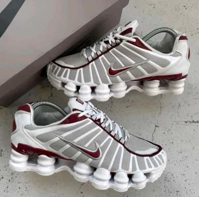 Nikkee Airmax Shox TL Neutral Grey Team Red