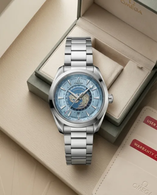 Omegg_a Seamaster Aqua Terra GMT Worldtimer