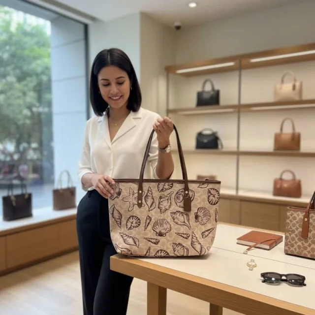 Coacch city Hutton tote bag withbox 6493