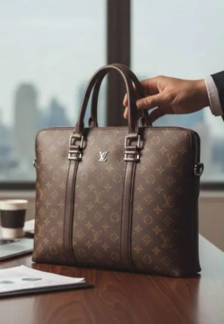 Loius Vutton Polished Premium Quality Laptop Bag 5037