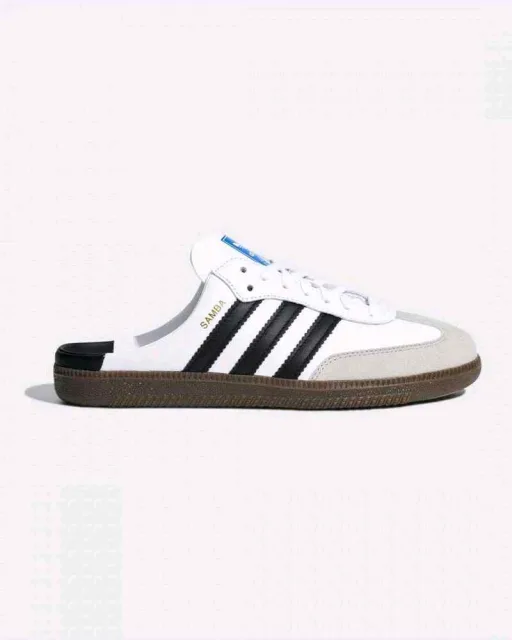 Adiddass samba mule white 187