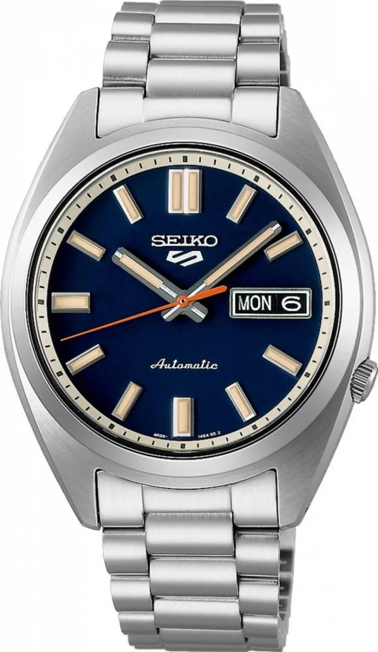 Seiko_o 5 Sports SNXS Automatic silver blue